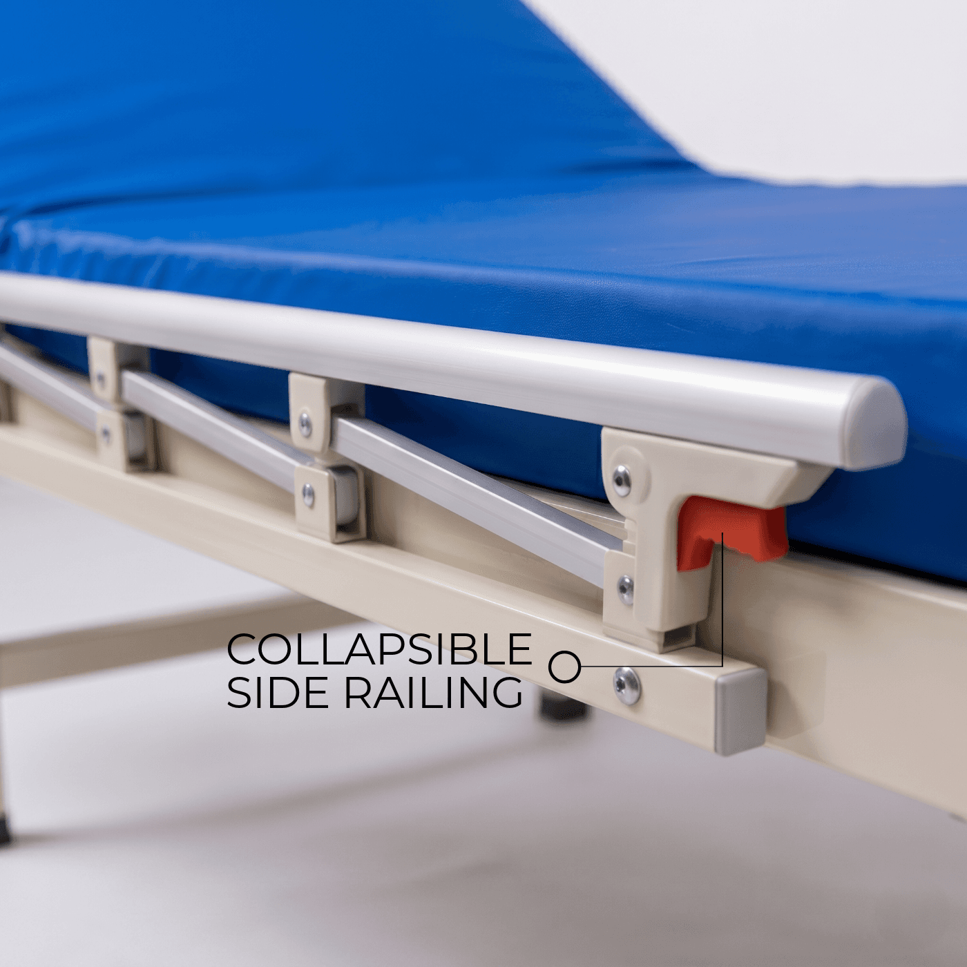 Semi-Fowler Hospital Bed for Rent – Premium Manual Patient Bed thumbnail 3